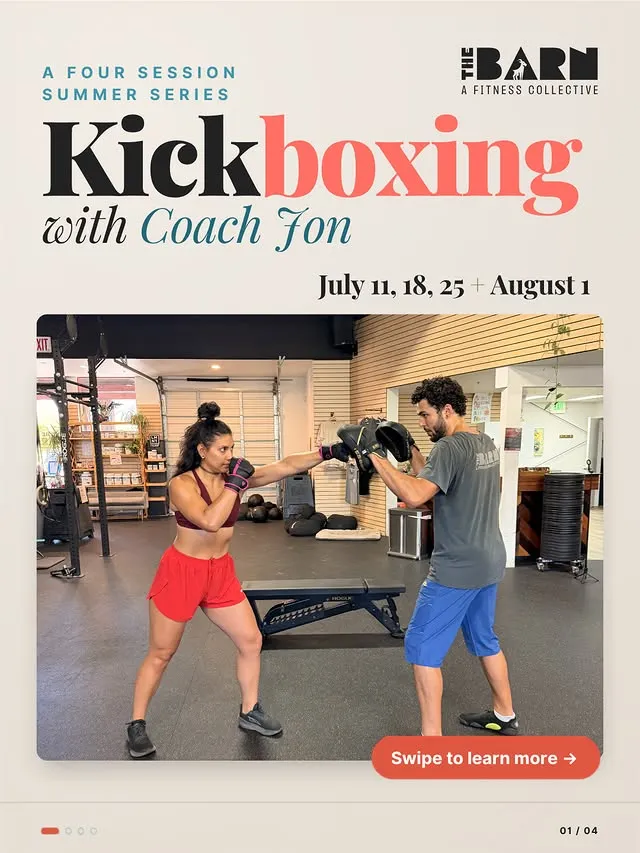 Everything is better with a friend — kickboxing
